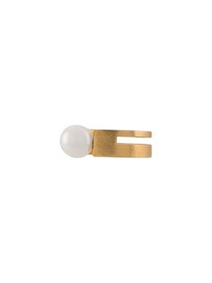 Hsu Jewellery серьга-кафф с искусственным жемчугом