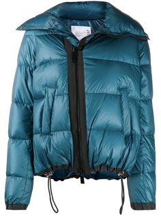 sacai пуховик с длинными рукавами