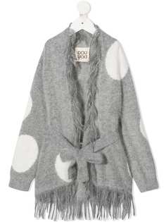 Douuod Kids кардиган в горох