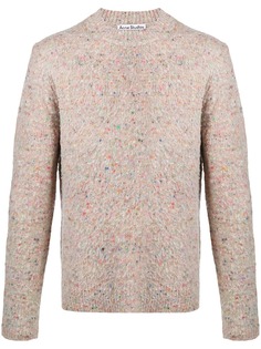 Acne Studios фактурный джемпер с круглым вырезом