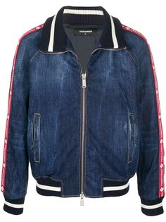 Dsquared2 джинсовая куртка на молнии