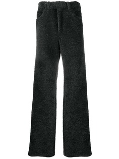 Marni фактурные брюки широкого кроя