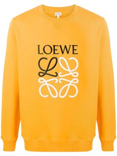 LOEWE толстовка с вышивкой Anagram