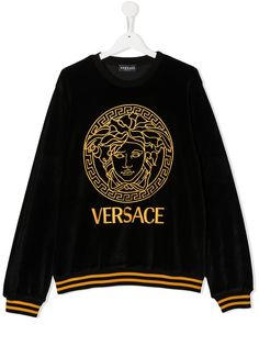 Young Versace толстовка с вышивкой