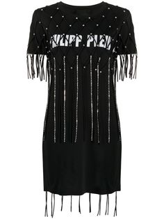 Philipp Plein многослойное платье-футболка