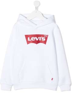 Levis Kids худи с длинными рукавами и логотипом