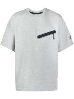 Nike футболка с молнией сбоку