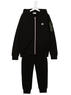 Moncler Kids спортивный костюм с нашивкой-логотипом