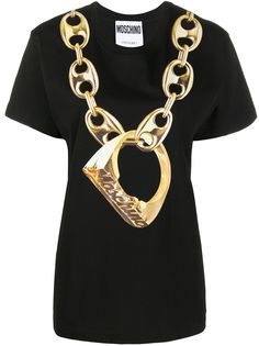 Moschino футболка с принтом