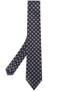 Giorgio Armani галстук с монограммой