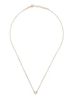 AS29 цепочка на шею Miami Open Heart из розового золота с бриллиантами