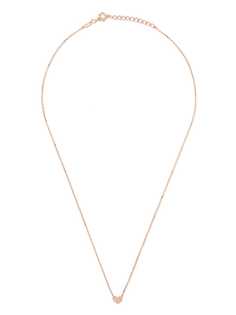 AS29 цепочка на шею Miami Heart из розового золота с бриллиантами