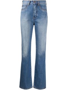 Victoria Victoria Beckham прямые джинсы из вареного денима