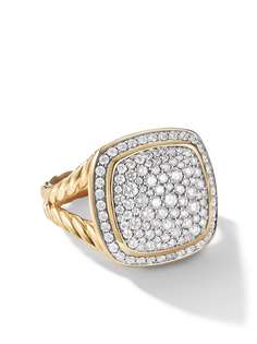 David Yurman золотое кольцо Albion с бриллиантами