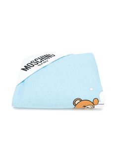 Moschino Kids одеяло с логотипом