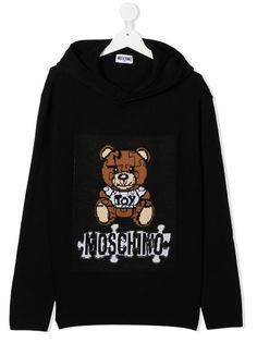 Moschino Kids худи Teddy Bear Puzzle