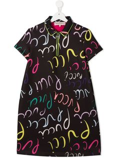 Emilio Pucci Junior платье с воротником поло и логотипом