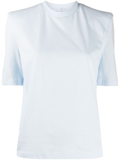 The Attico однотонная футболка с круглым вырезом