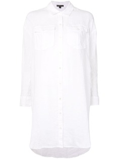 James Perse рубашка оверсайз в стиле милитари