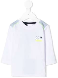 BOSS Kidswear футболка со вставками
