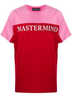 Mastermind Japan футболка в стиле колор-блок с логотипом