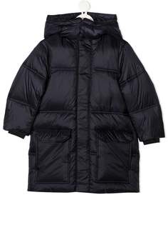 Emporio Armani Kids пуховик с логотипом