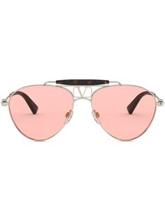 Valentino Eyewear солнцезащитные очки-авиаторы