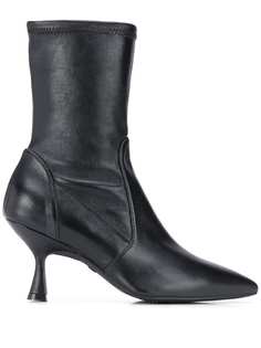 Stuart Weitzman ботильоны с простроченными вставками