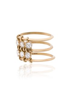 Jade Trau золотое кольцо Penelope с бриллиантами