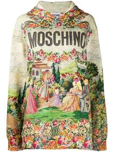 Moschino худи с принтом