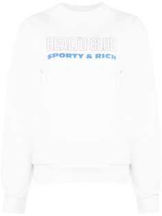 Sporty & Rich свитер Health Club с круглым вырезом