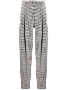 Jejia клетчатые брюки строгого кроя