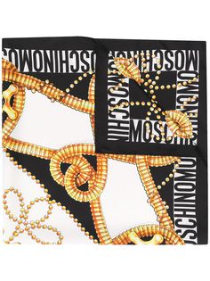 Moschino платок с принтом