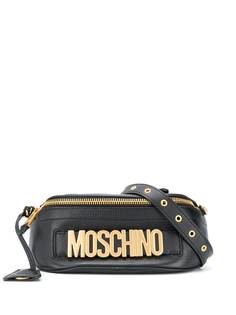 Moschino поясная сумка с логотипом