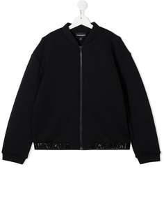 Emporio Armani Kids бомбер с логотипом