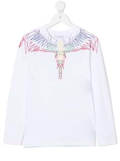 Marcelo Burlon County Of Milan Kids топ с длинными рукавами и принтом