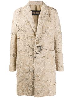 Uma Wang фактурное пальто