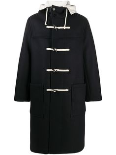 Jil Sander дафлкот с капюшоном