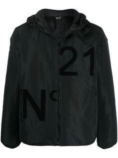 Nº21 куртка с капюшоном и логотипом