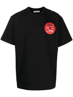 Alexander Wang футболка с нашивкой-логотипом