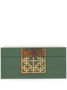 Shanghai Tang маленькая шкатулка Lattice Lock And Forbidden Garden
