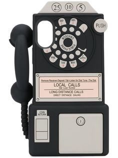 Moschino чехол Public Phone для iPhone XS/S