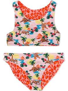 Kenzo Kids бикини с принтом тигра