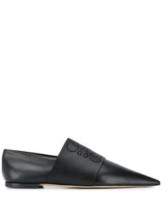 LOEWE слиперы с заостренным носком