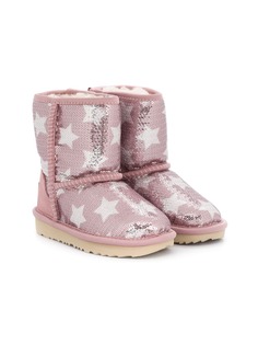 UGG Kids ботинки Classic II из овчины