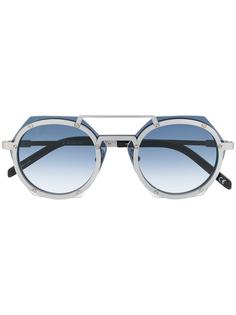 Hublot Eyewear солнцезащитные очки в оправе геометрической формы