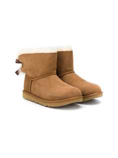 UGG Kids ботинки из овчины с бантом
