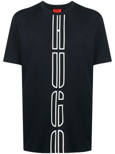 HUGO футболка с круглым вырезом и логотипом