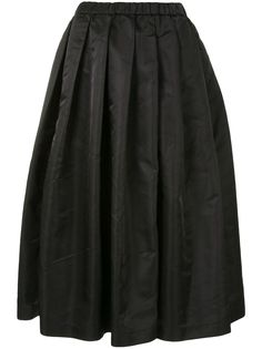 Black Comme Des Garçons расклешенная юбка миди