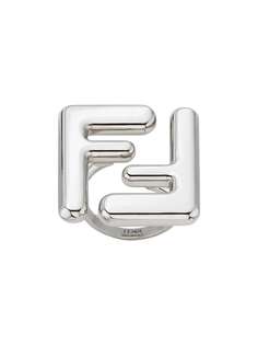 Fendi массивное кольцо с логотипом